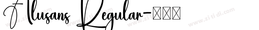 Alusans Regular字体转换